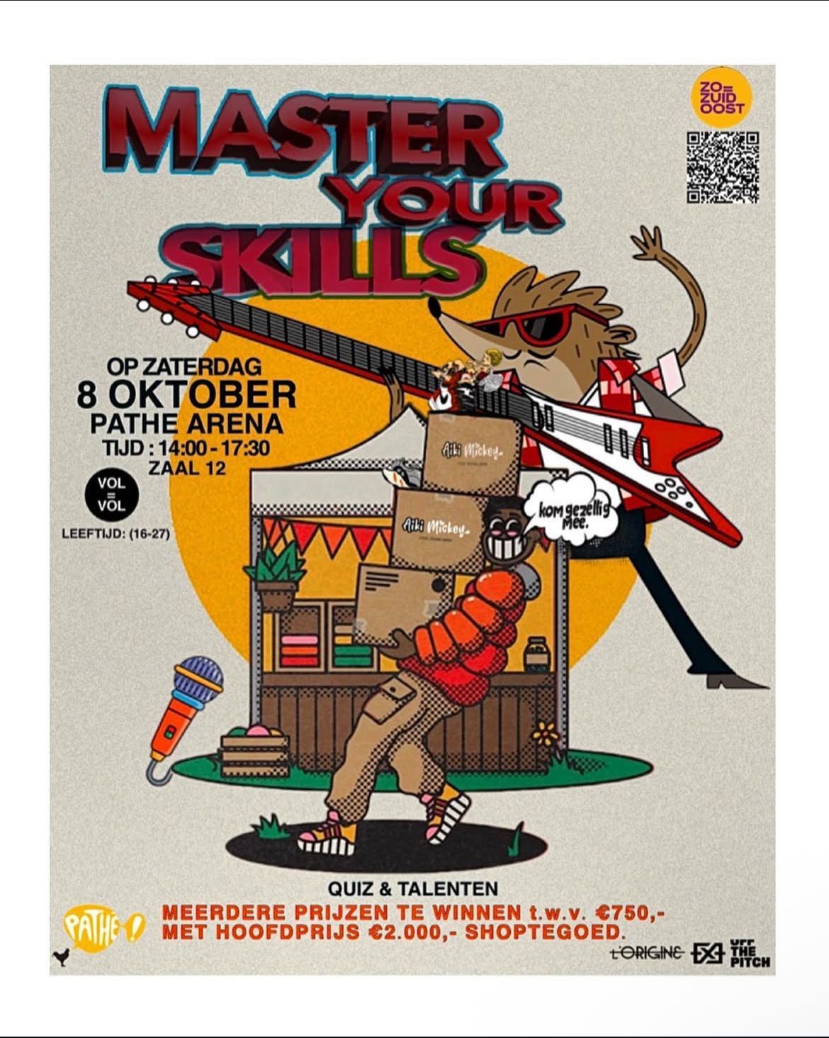 Master Your Skills poster - Evenement organisatie